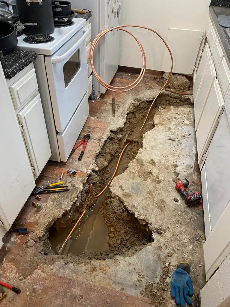 Slab leak detection in Chandler AZ